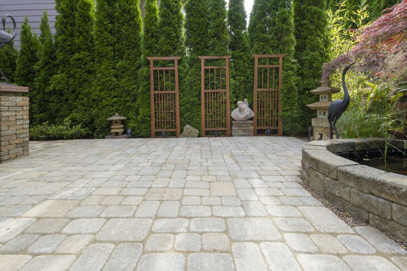 Paver Patio with Garden Features