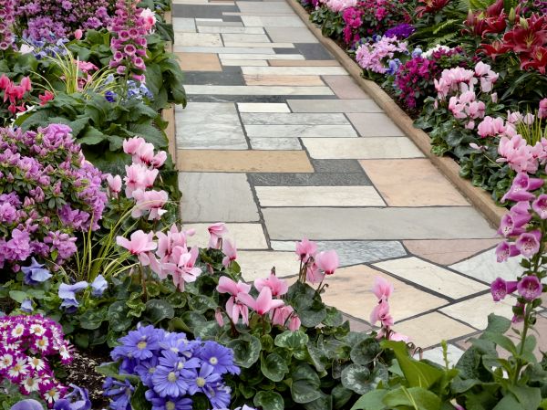 Garden Path Installation in Brooklyn