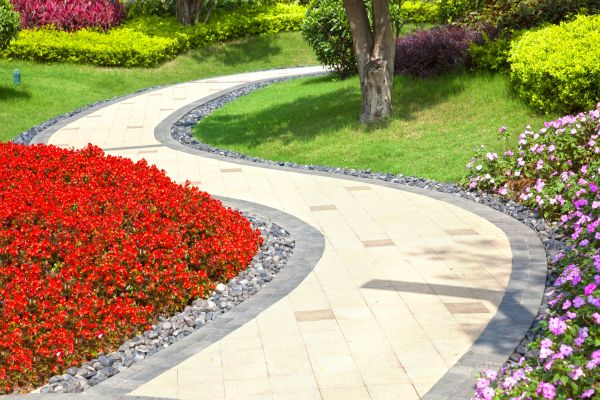 Garden Walkway Installation in Brooklyn