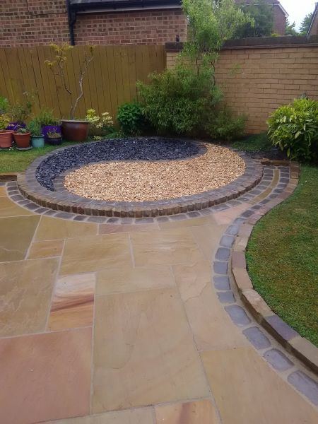 Sandstone Patio Installation in Brooklyn